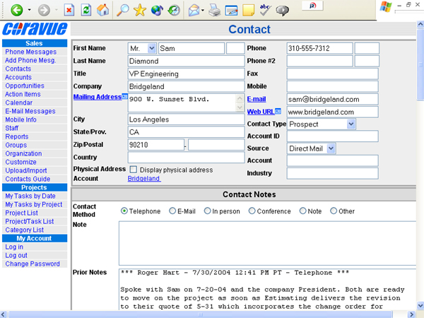 Monitor Each Prospect's Complete Sales and Marketing Data